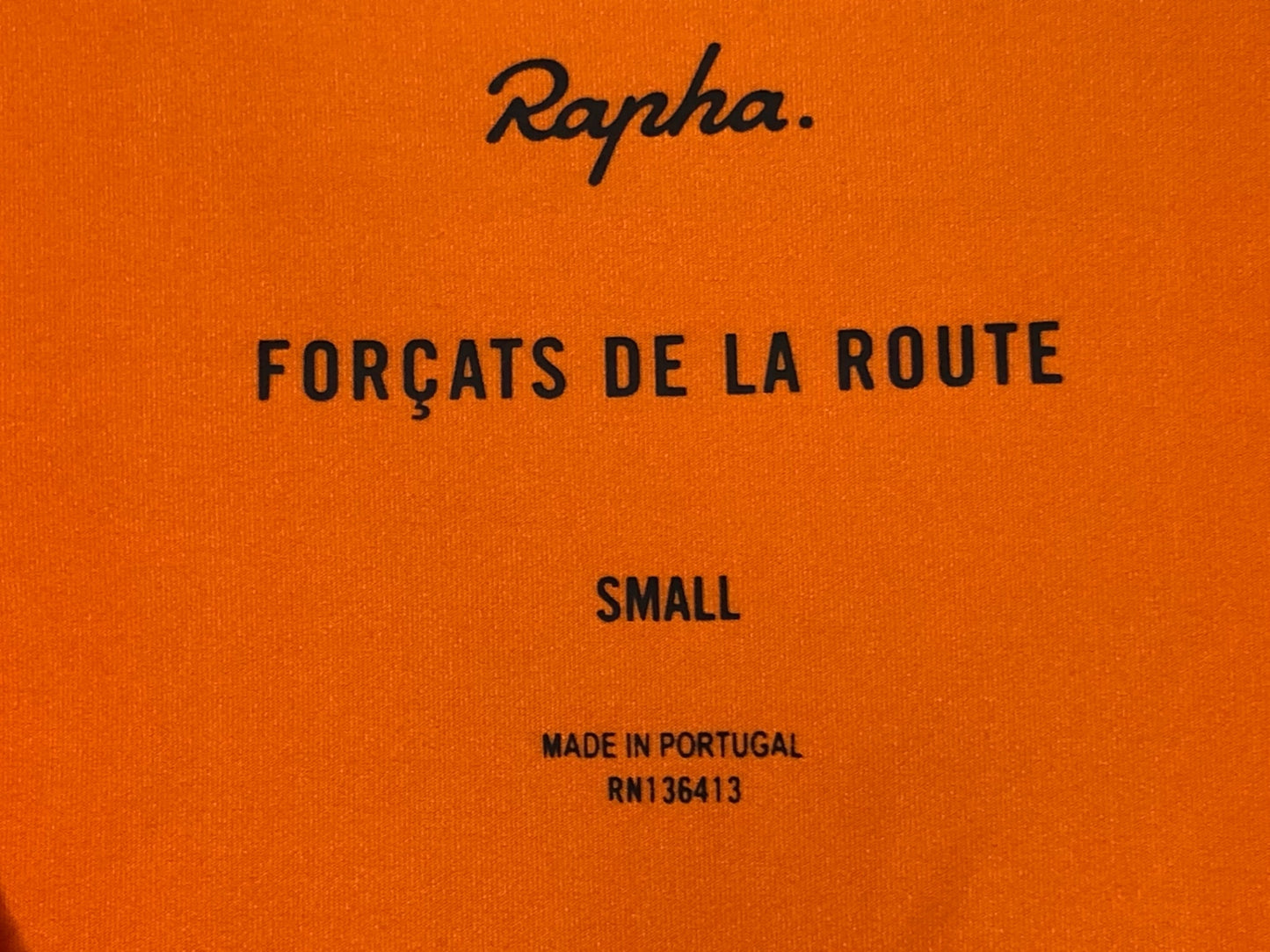 IV507 ラファ Rapha PRO TEAM TRAINING JERSEY Ⅱ 半袖 サイクルジャージ オレンジ S