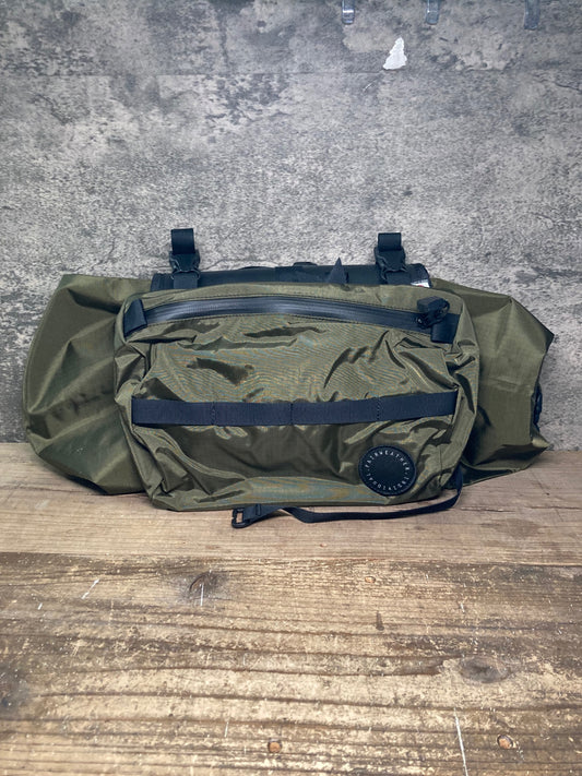 IQ934 フェアウェザー FAIRWEATHER Handlecar bag + ハンドルバーバッグ カーキ