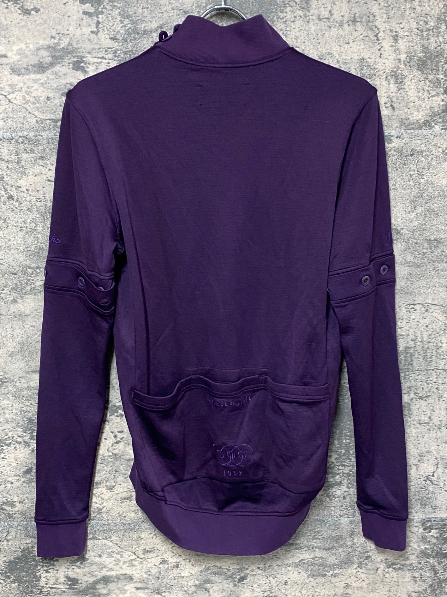 JB754 ラファ Rapha PEACE RACE JERSEY 長袖 サイクルジャージ 紫 M