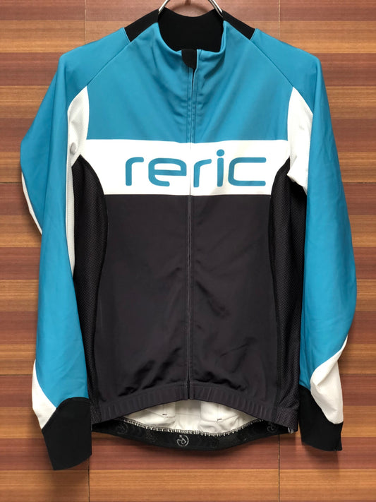 IK247 レリック reric 長袖 サイクルジャージ  水色黒 M 裏起毛