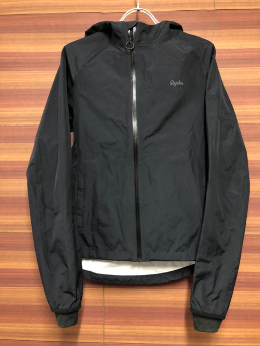 IO913 ラファ Rapha WOMEN'S HOODED COMMUTER JACKET サイクルジャケット 黒 XS レディース