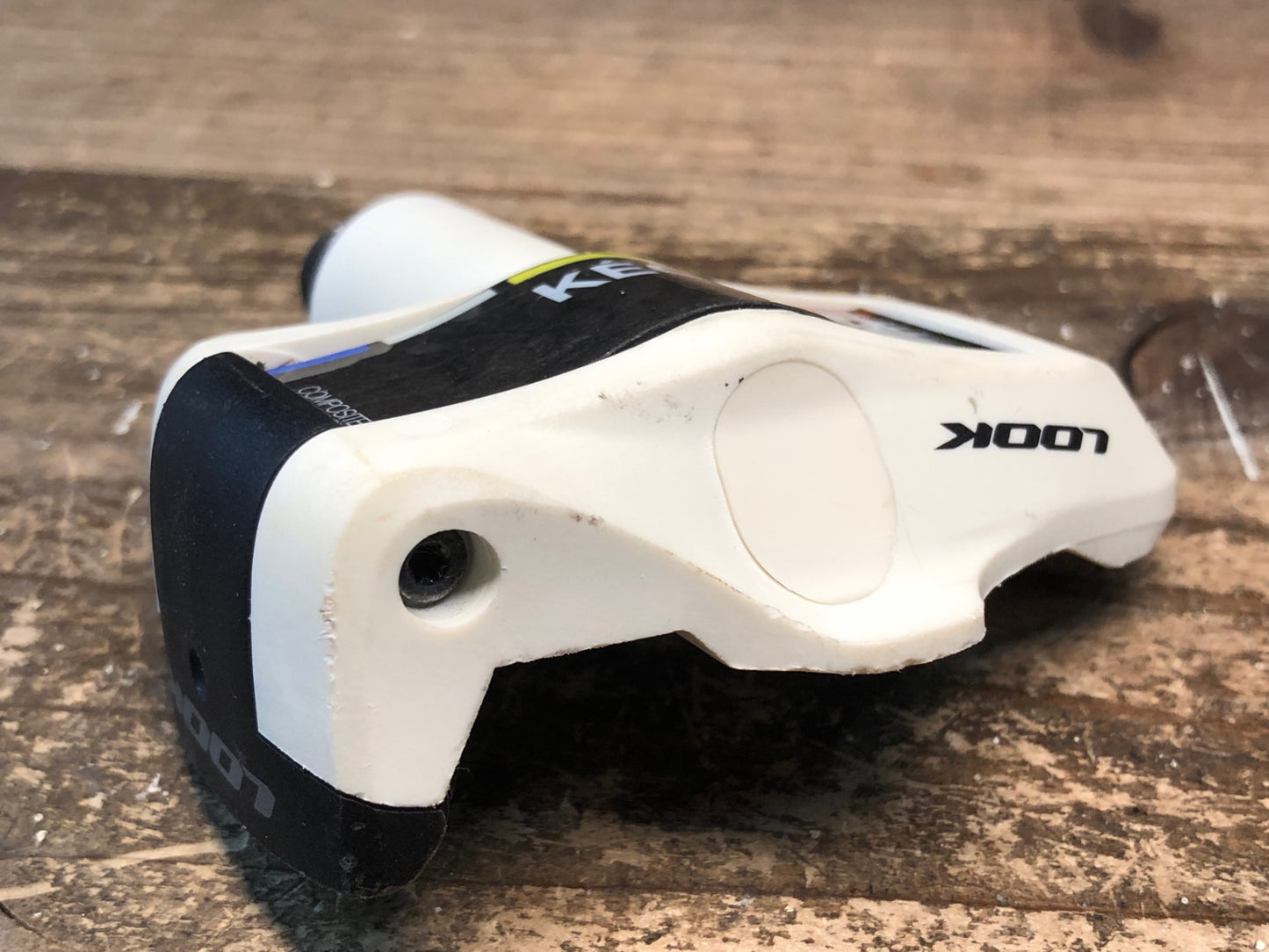 JB150 ルック LOOK KEO BLADE ビンディングペダル 白 プレート付属 クロモリ