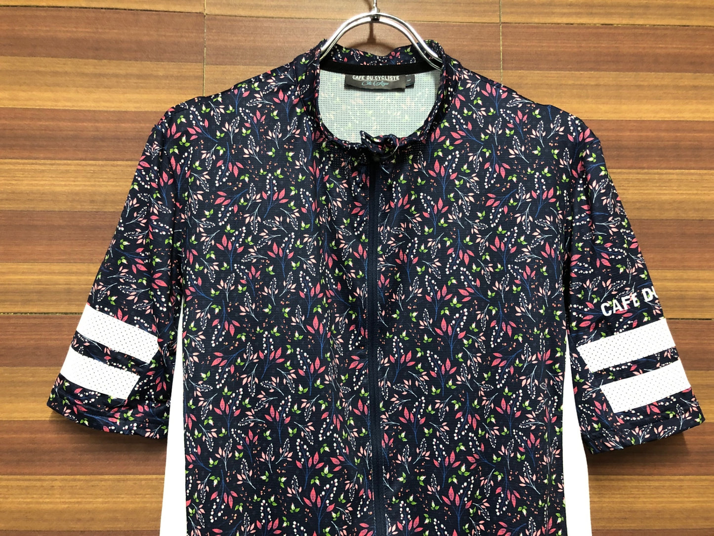 IM182 カフェドシクリステ cafe du cycliste FLORIANE 半袖サイクルジャージ L