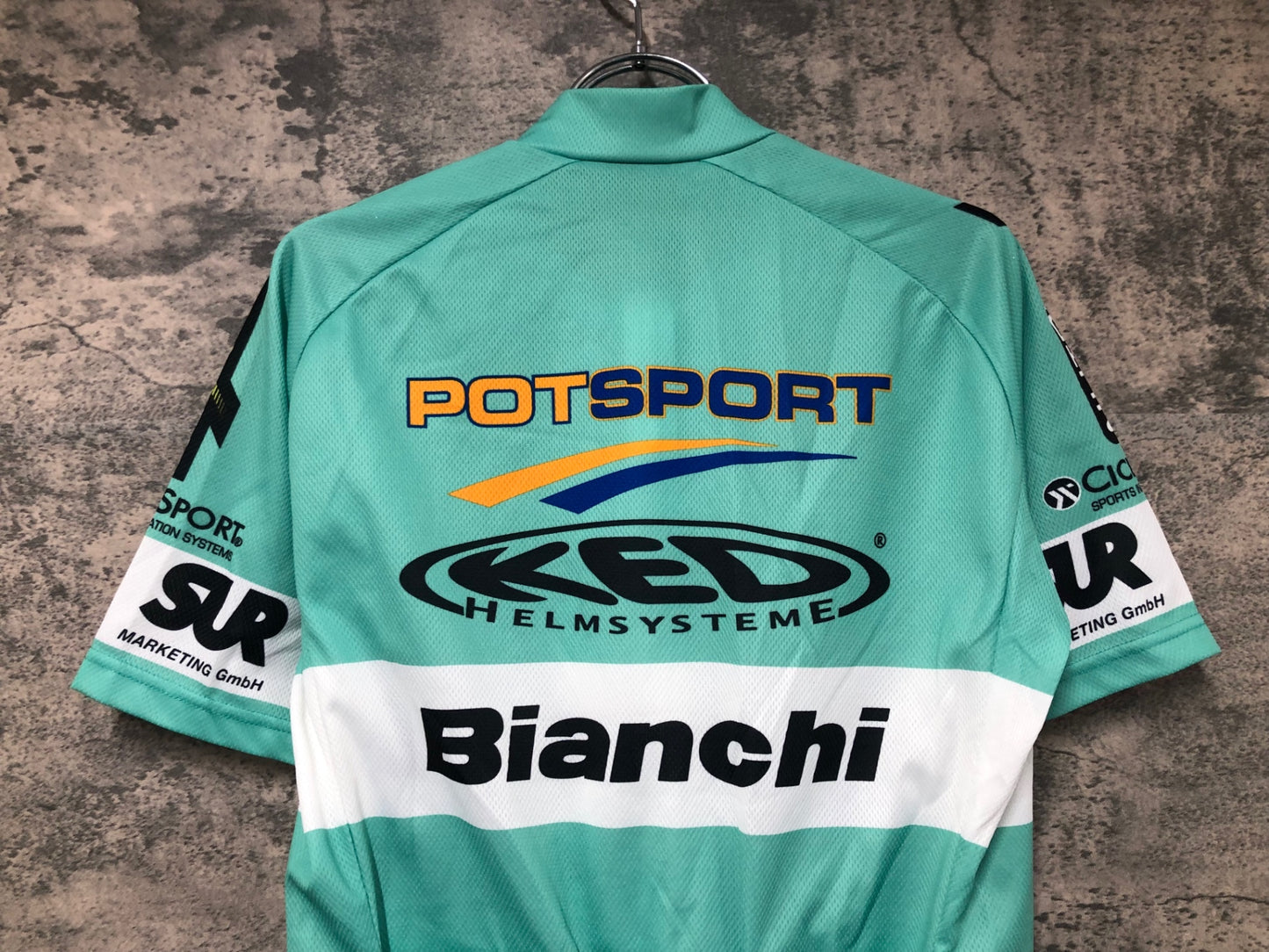 IW329 ナリフリ NARIFURI 半袖 サイクルジャージ ビアンキ M