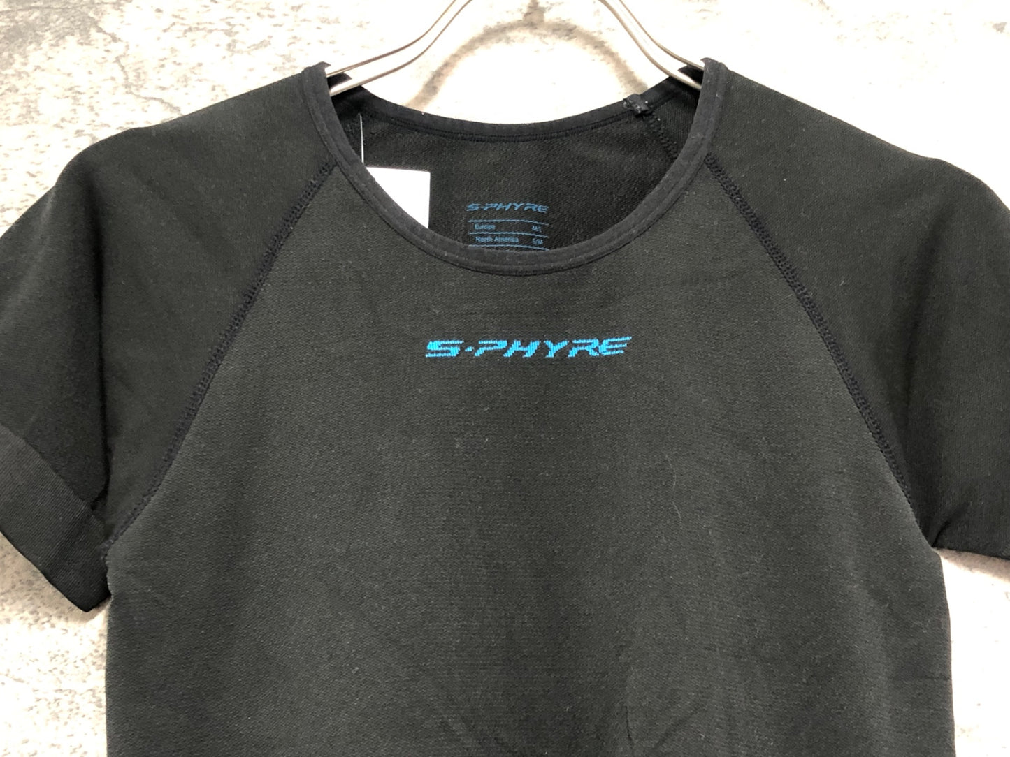 IT757 シマノ SHIMANO S-PHYRE 半袖 ベースレイヤー 黒 L/XL