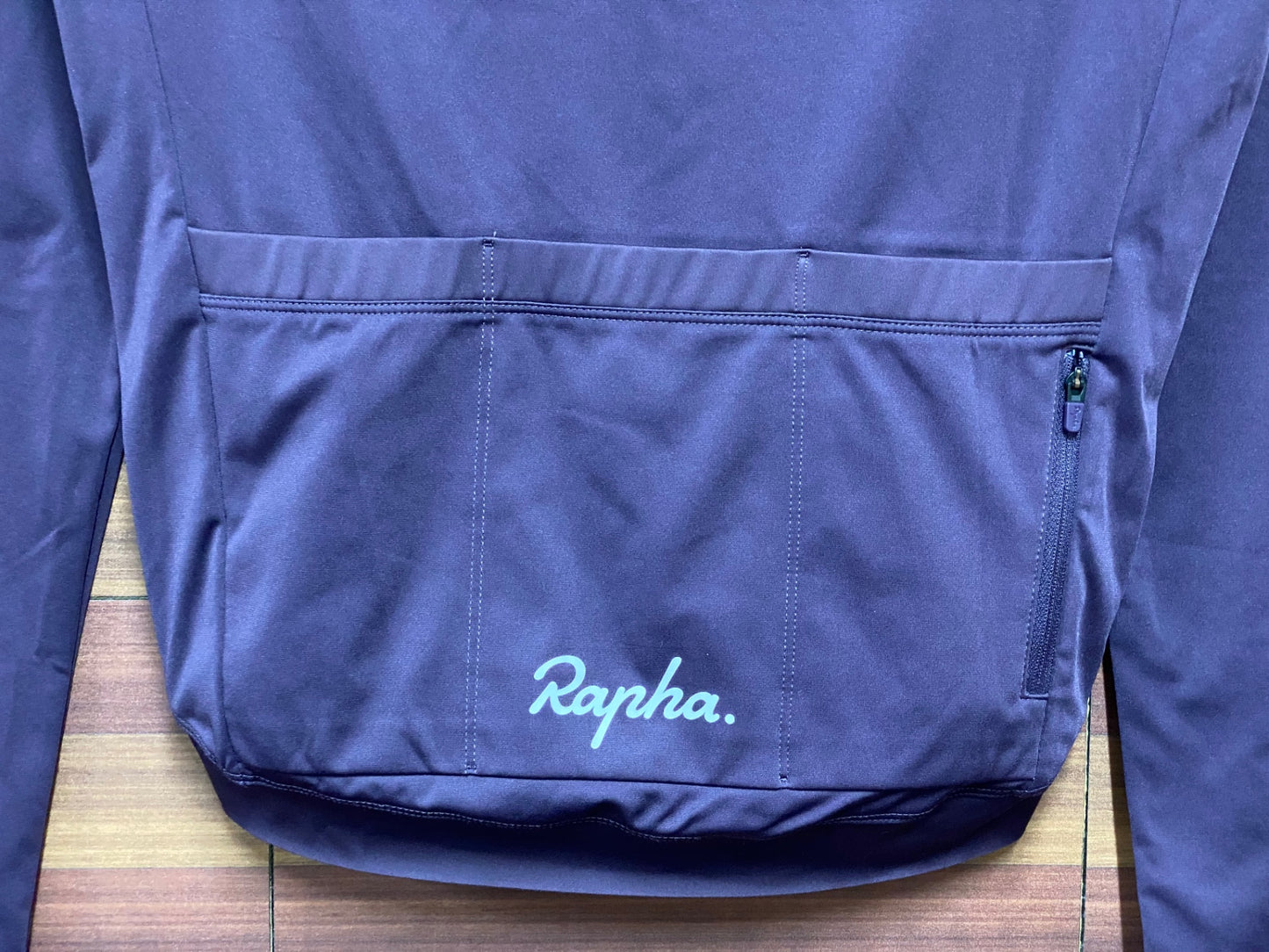 II617 ラファ Rapha CORE LONG SLEEVE JERSEY 長袖 サイクルジャージ 紫 S 裏起毛