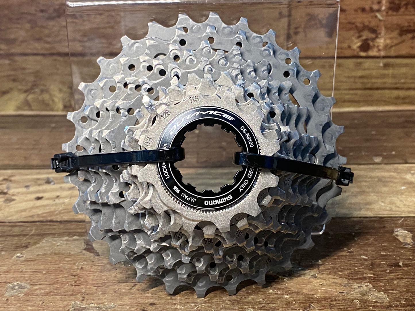 HW040 シマノ SHIMANO デュラエース DURA-ACE CS-R9100 スプロケット 12-28T 11S ※チェーン跡