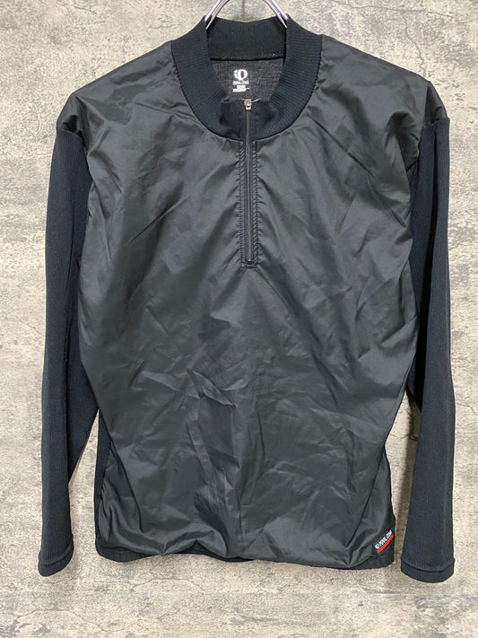 IW203 パールイズミ PEARL iZUMi 長袖 ウインドシェル 黒 XL 裏起毛
