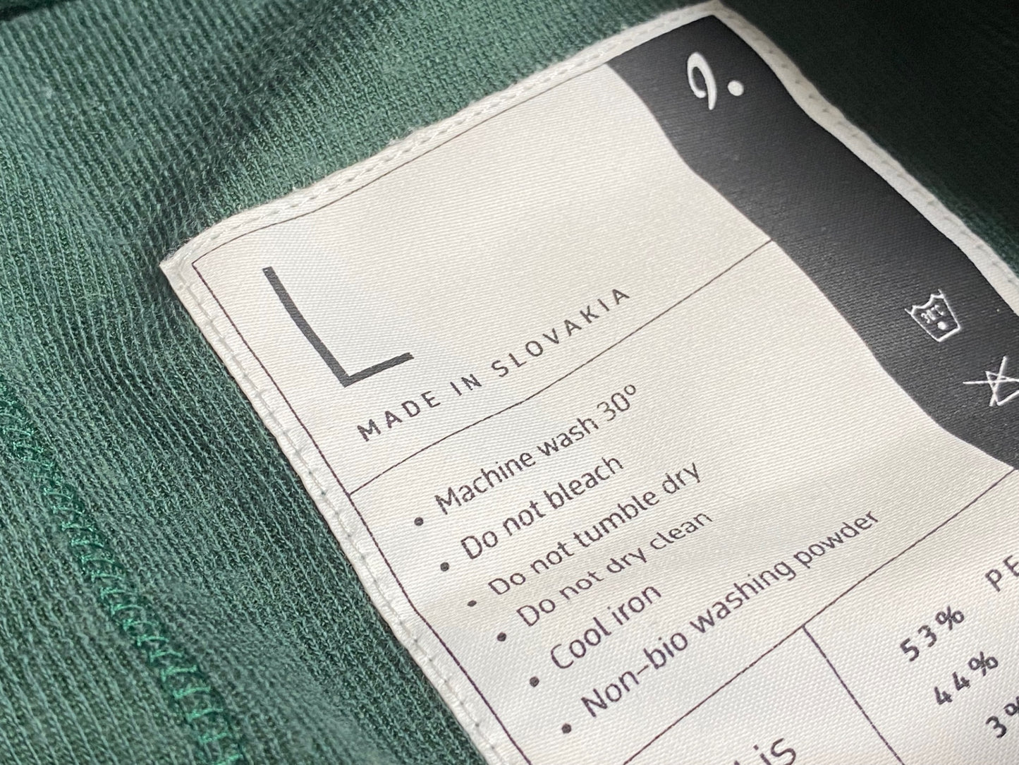 JC040 イザドア Isadore 長袖 サイクルジャージ 深緑 L