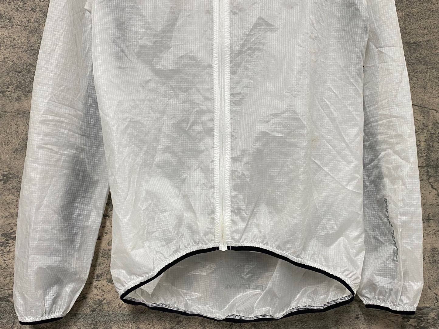 IW235 パールイズミ PEARL iZUMi 長袖 ウインドブレイカー 白 L