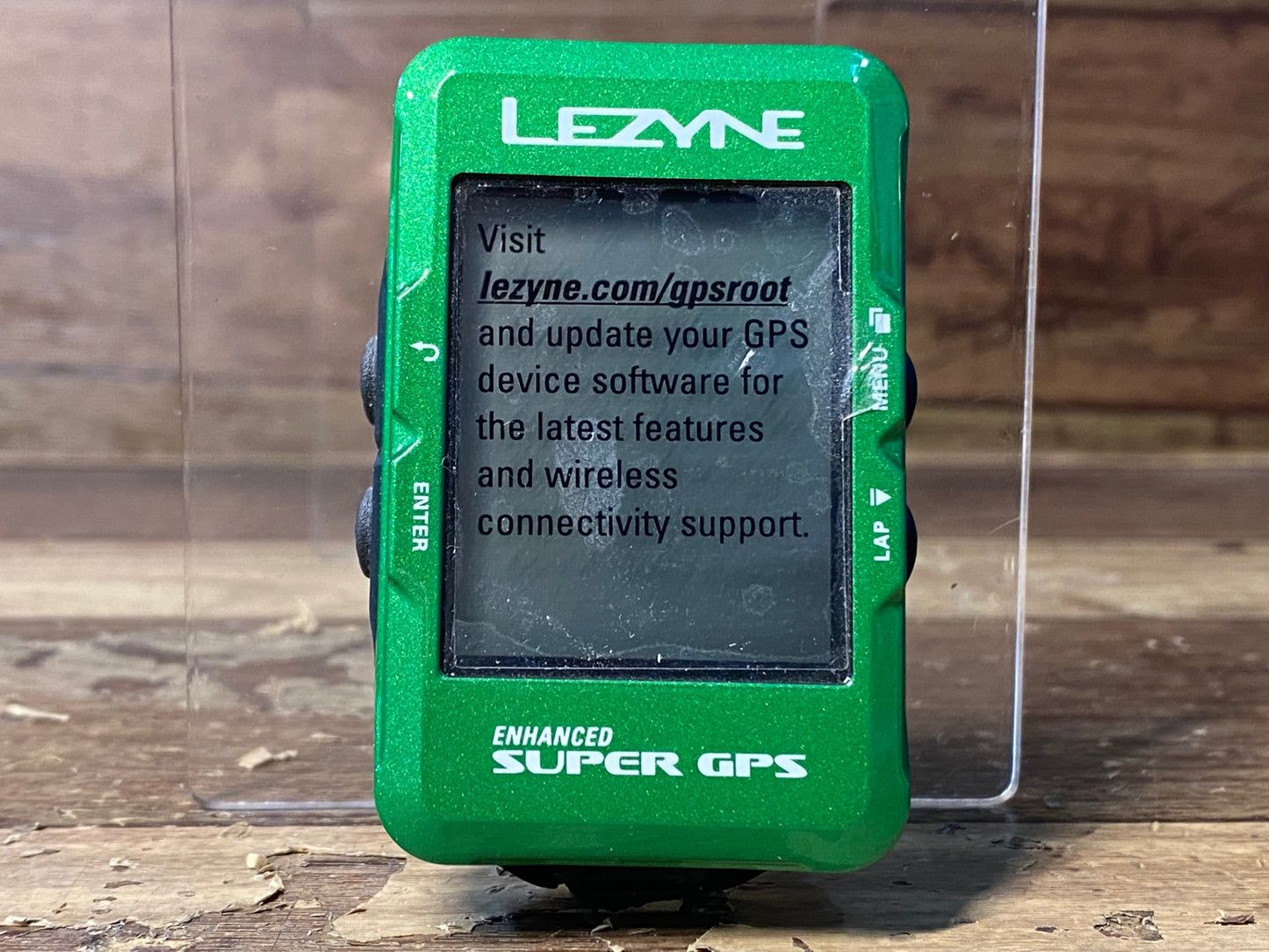 HV578 レザイン LEZYNE SUPER GPS サイクルコンピューター 緑 動作確認済