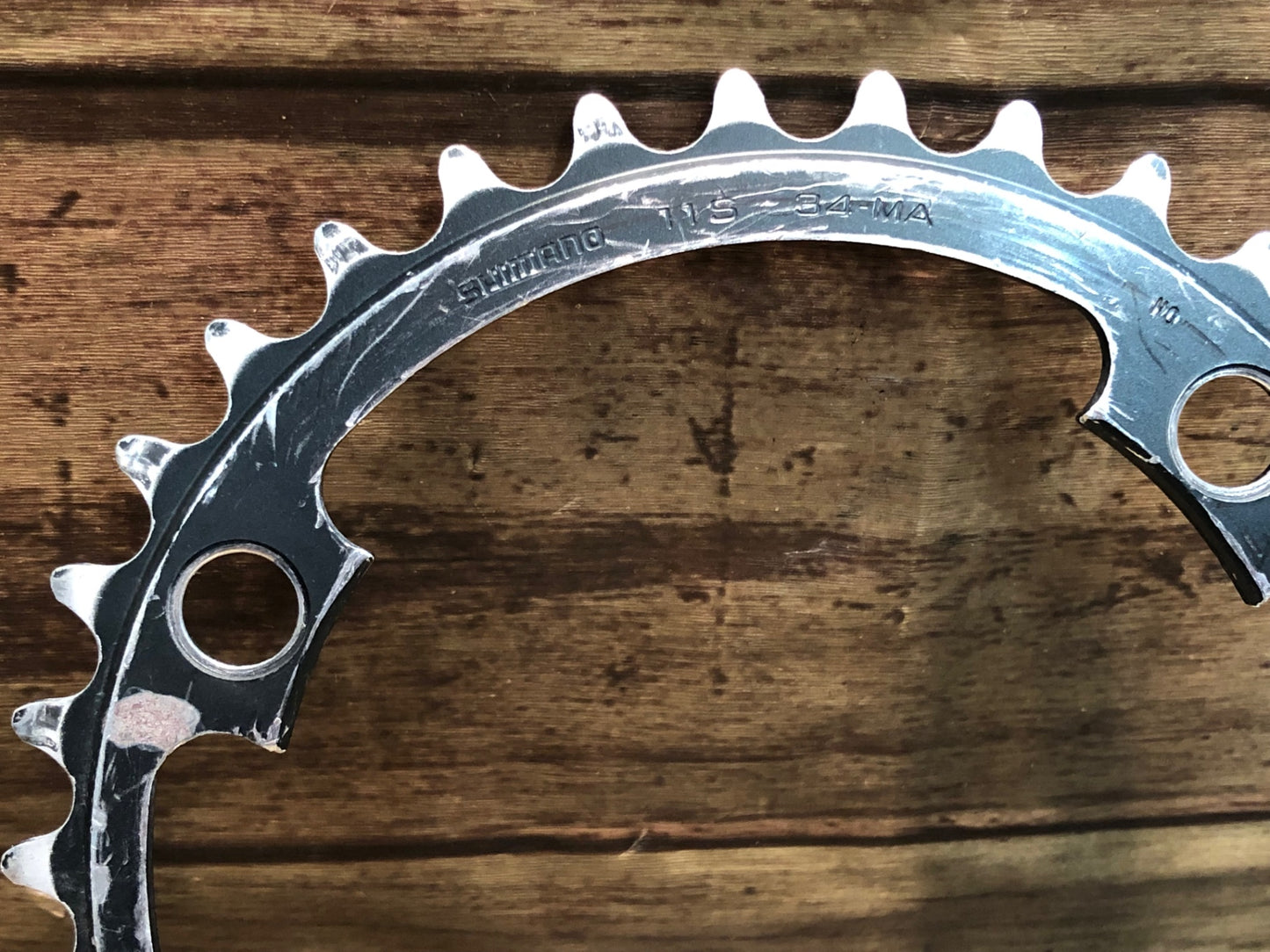 IM584 シマノ SHIMANO アルテグラ ULTEGRA FC-R8000 チェーンリング 50/34T セット 摩耗大 ジャンク