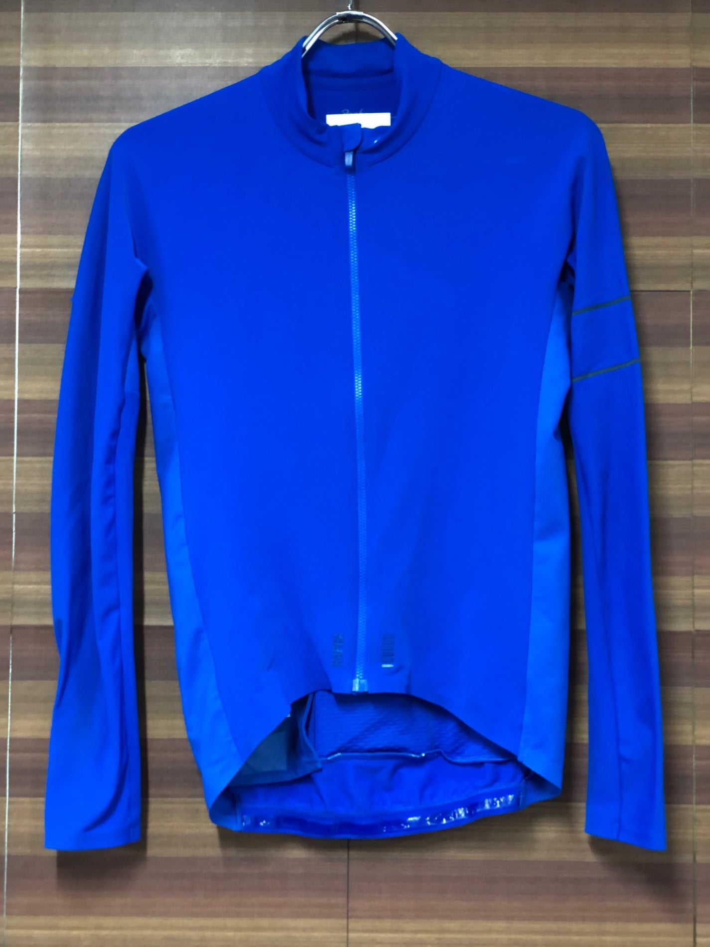 IN532 ラファ Rapha PRO TEAM LONG SLEEVE THERMAL JERSEY 長袖 サイクルジャージ 青 S