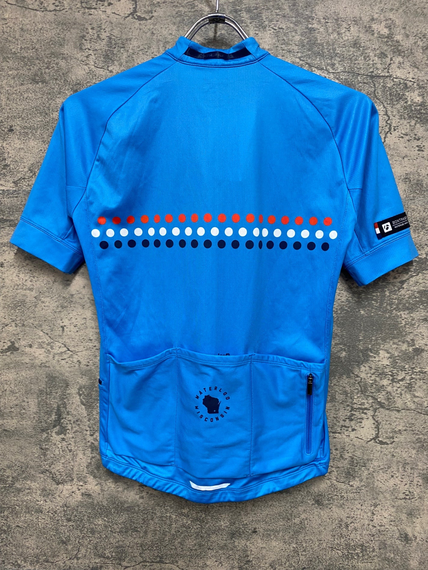 IY726 ボントレガー BONTRAGER 半袖 サイクルジャージ 水色 XS