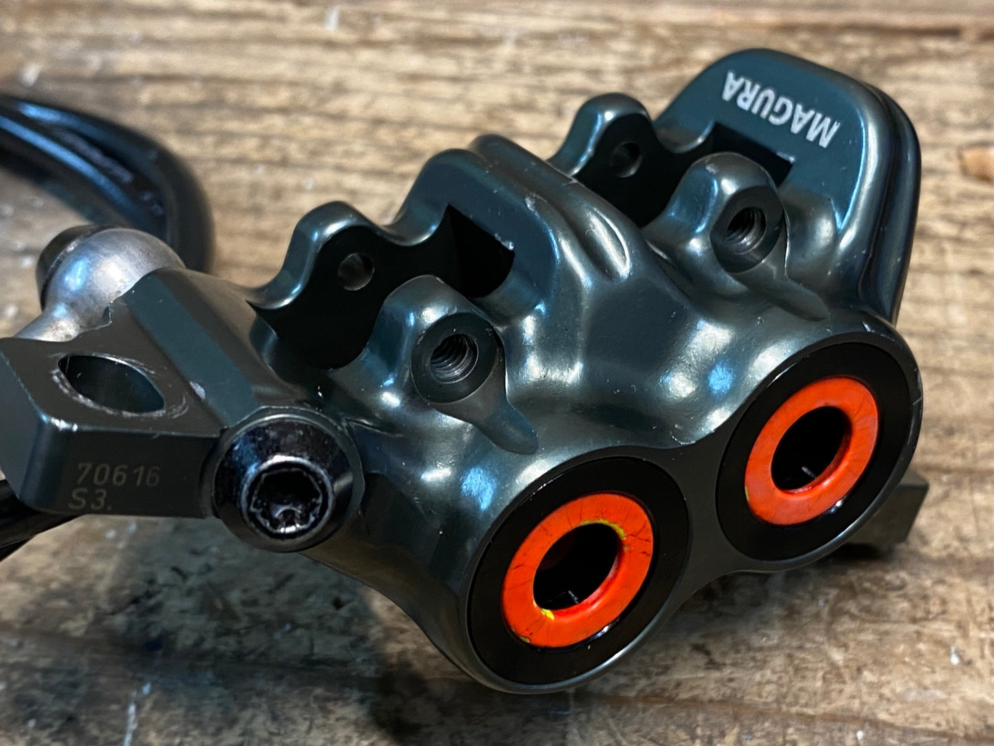 IL740 マグラ MAGURA MT7 ディスクブレーキ レバー キャリパー 前後セット ※ピストン外側リングタッチアップ