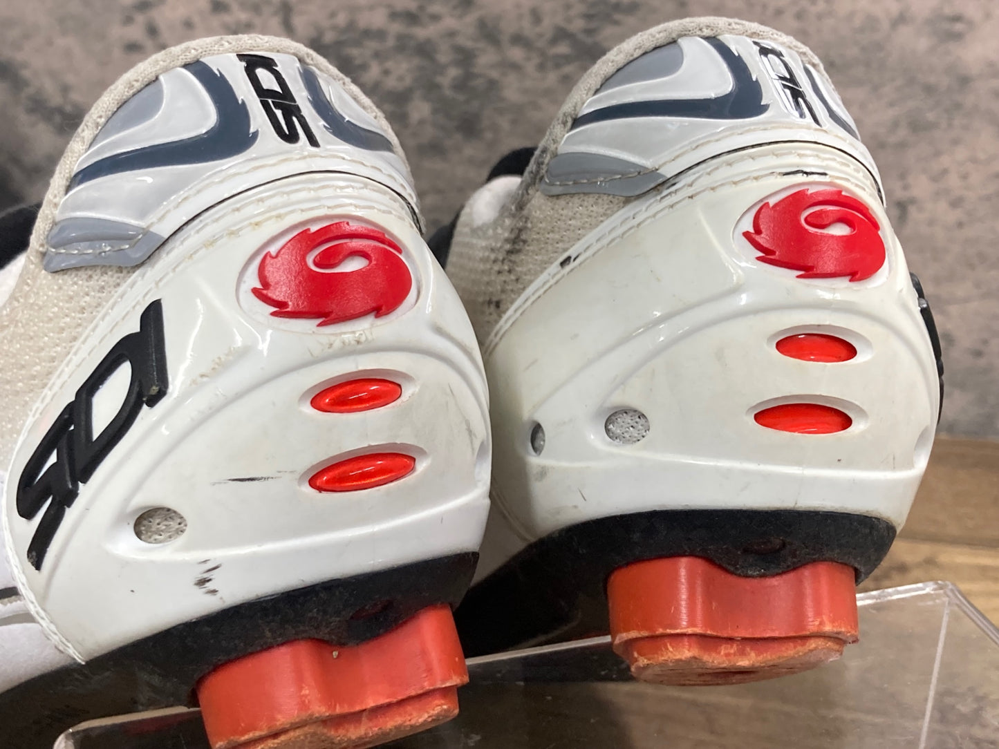 IY844 シディ SIDI GENIUS7 ビンディングシューズ 白 SPD-SL EU42