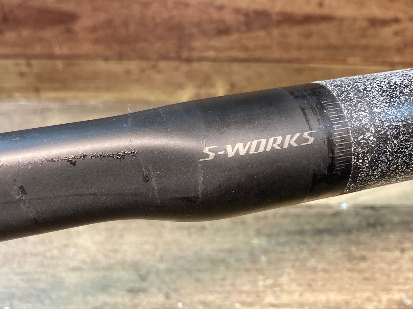 IH242 スペシャライズド SPECIALIZED S-WORKS SHALLOW BEND カーボン ドロップハンドル Φ31.8 ブラケットC-C400mm