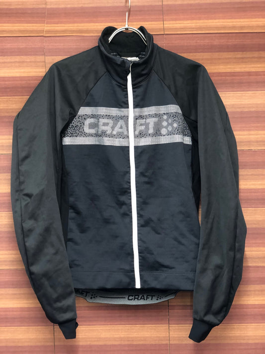 IR203 クラフト CRAFT 長袖サイクルジャケット 黒 S 裏起毛