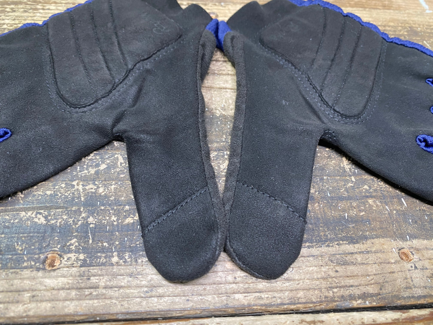 JB099 ラファ Rapha EXPLORE GLOVES 長指 グローブ 紺 黒 L