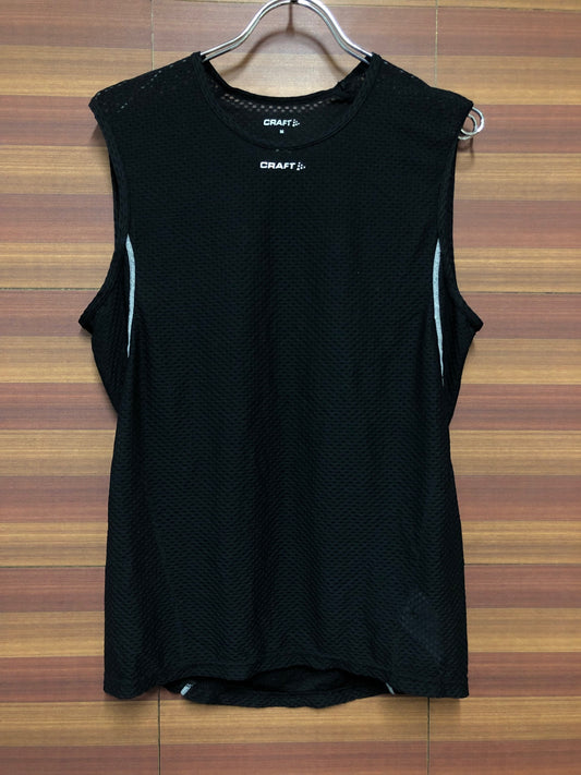IM001 クラフト CRAFT ノースリーブベースレイヤー 黒 M