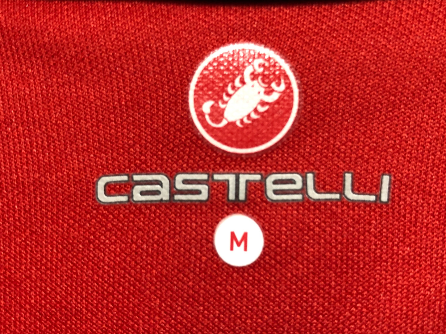 IM028 カステリ CASTELLI 長袖サイクルジャージ 黒 M 裏起毛