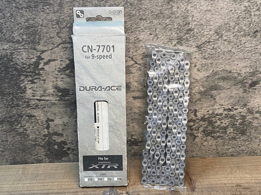 IW671 シマノ SHIMANO デュラエース DURA-ACE XTR CN-7701 チェーン 9S 114L 未使用