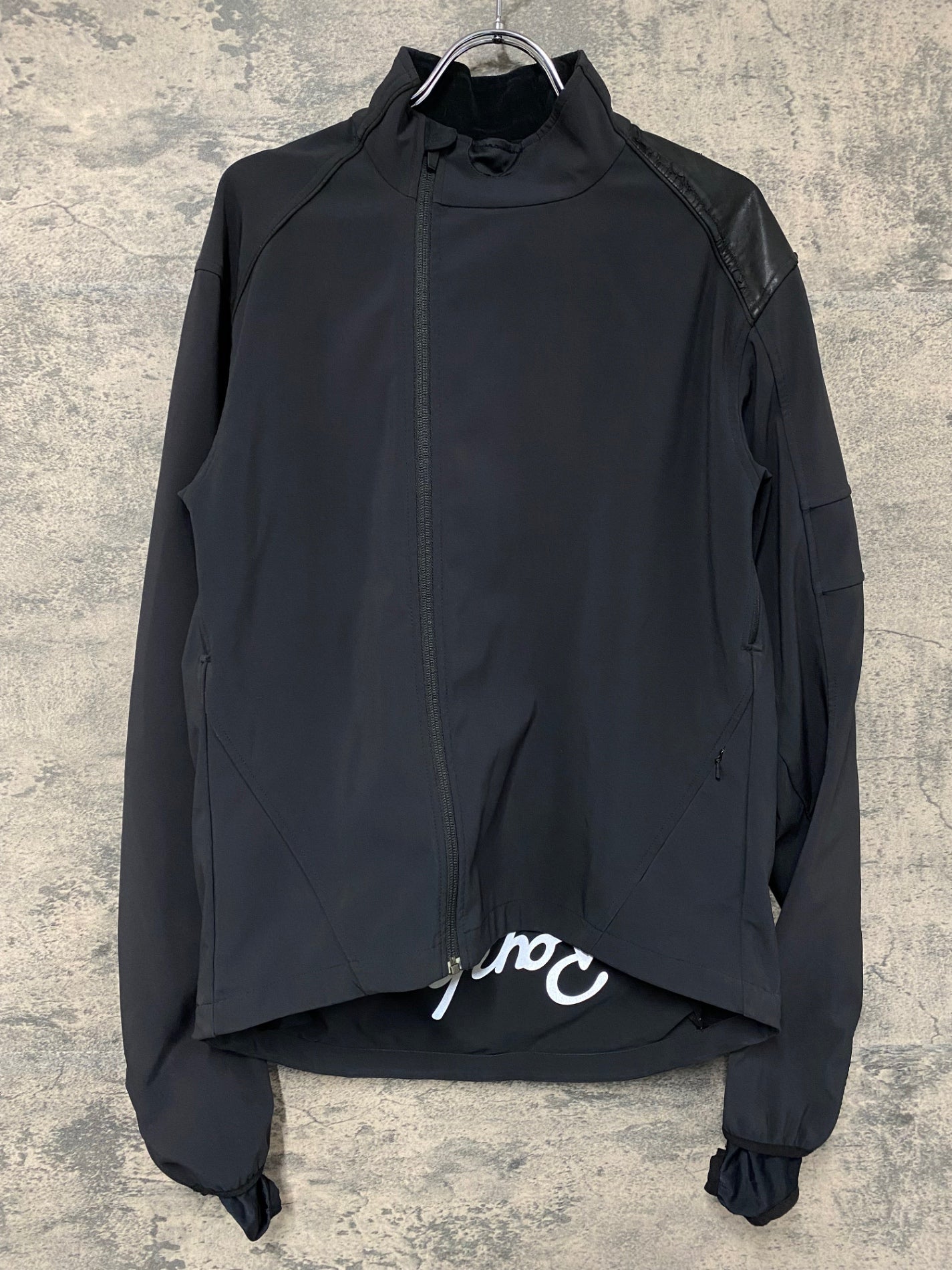 JA328 ラファ Rapha CLASSIC WINTER JACKET 長袖 サイクルジャケット 黒 M 裏起毛 ※一部剥がれ