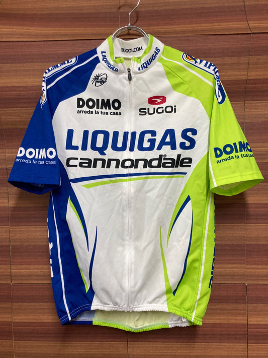 IN749 スゴイ SUGOI 半袖 サイクルジャージ 白 M Cannondale