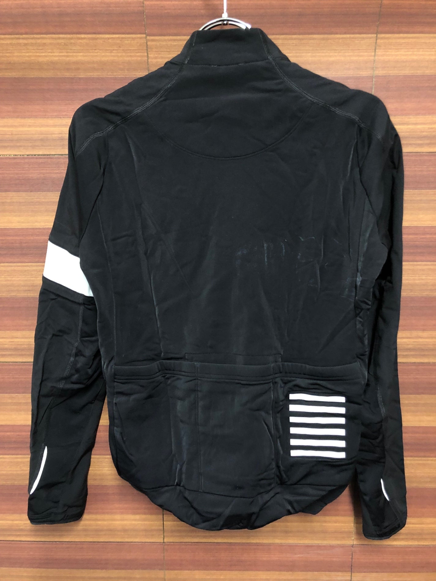 IT299 ラファ Rapha PRO TEAM JACKET 長袖 サイクルジャケット 黒 XS 裏起毛