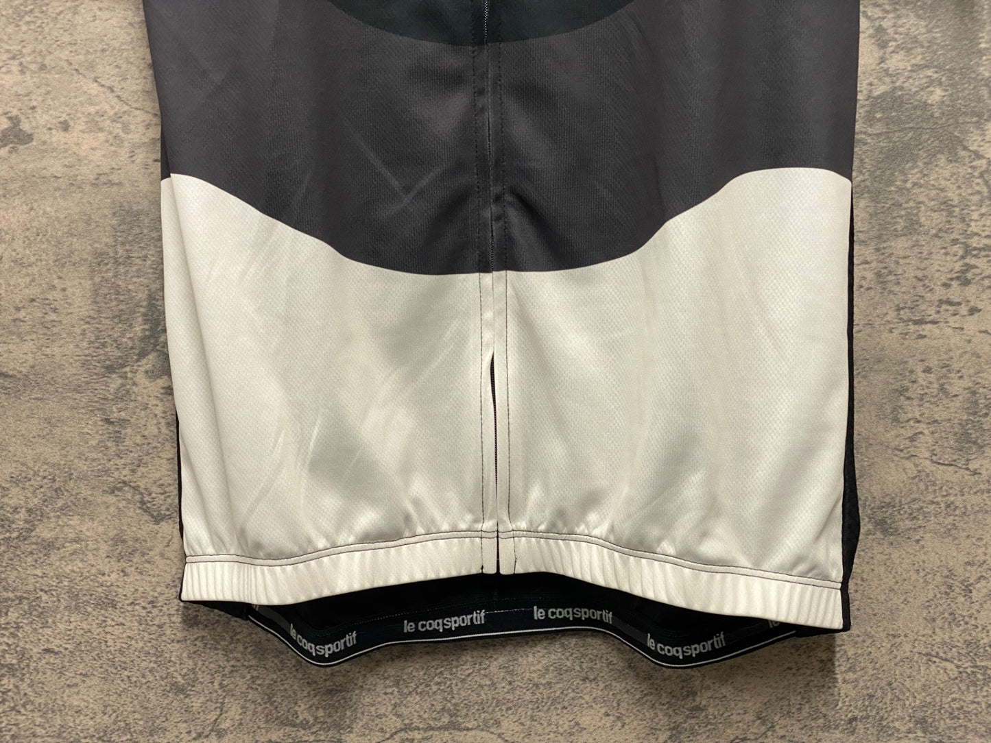 JC104 ルコックスポルティフ le coq sportif 半袖 サイクルジャージ 黒 O