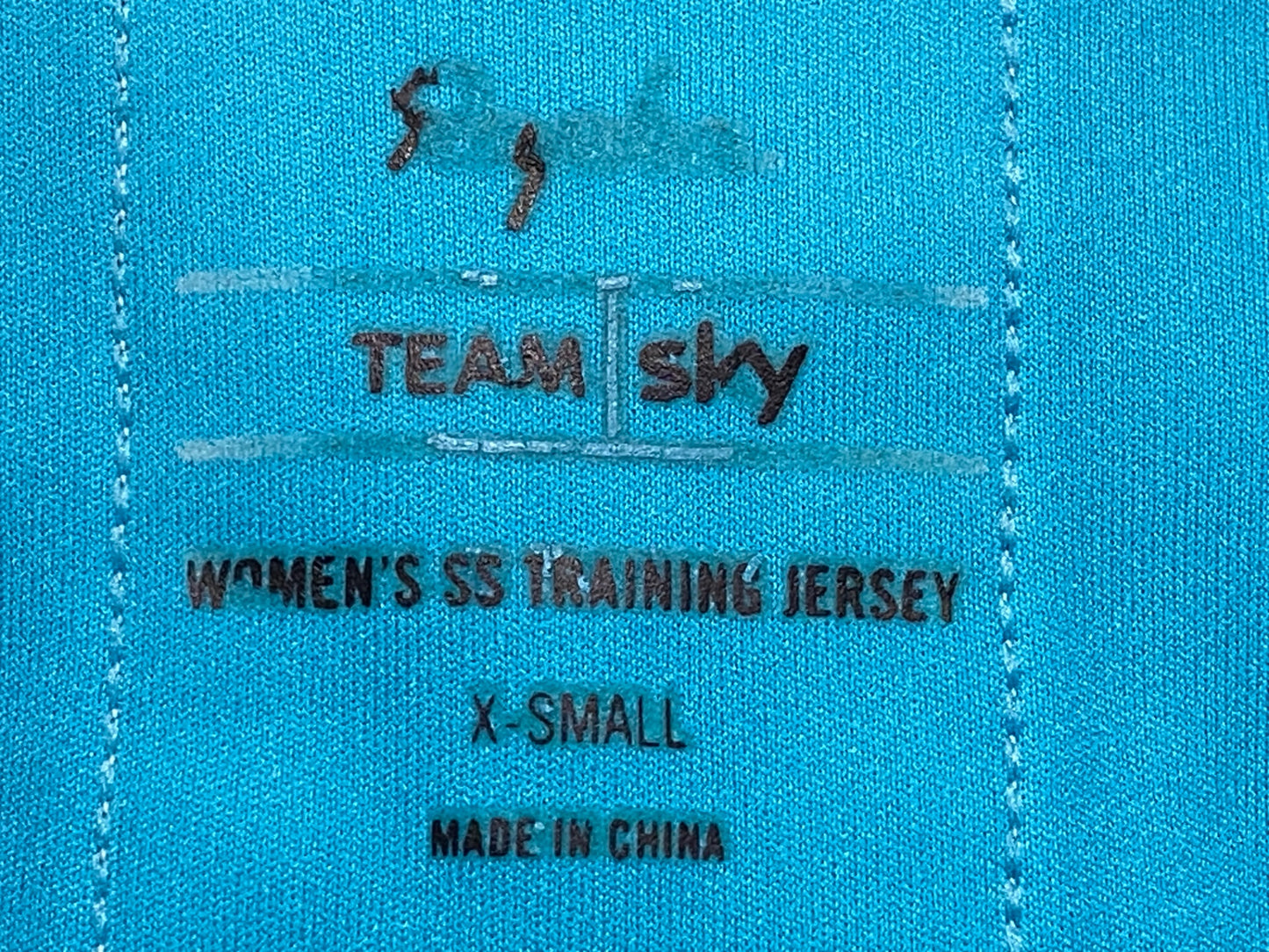 IT310 ラファ Rapha TEAM SKY TRAINING JERSEY 半袖 サイクルジャージ 水色 XS