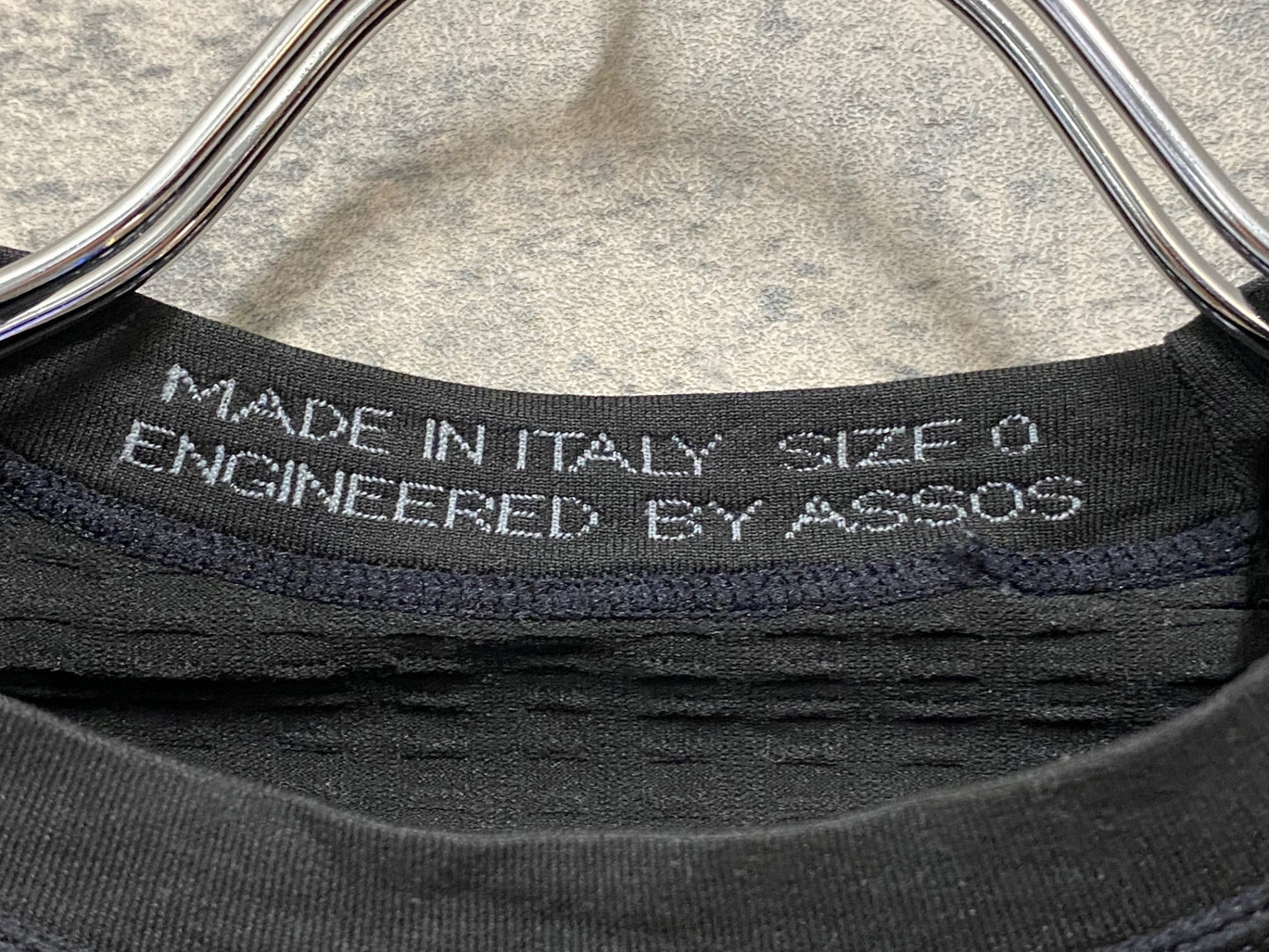 JB294 アソス assos SKINFOIL 2.4 半袖 ベースレイヤー 黒 SIZE 0 SPRING/FALL