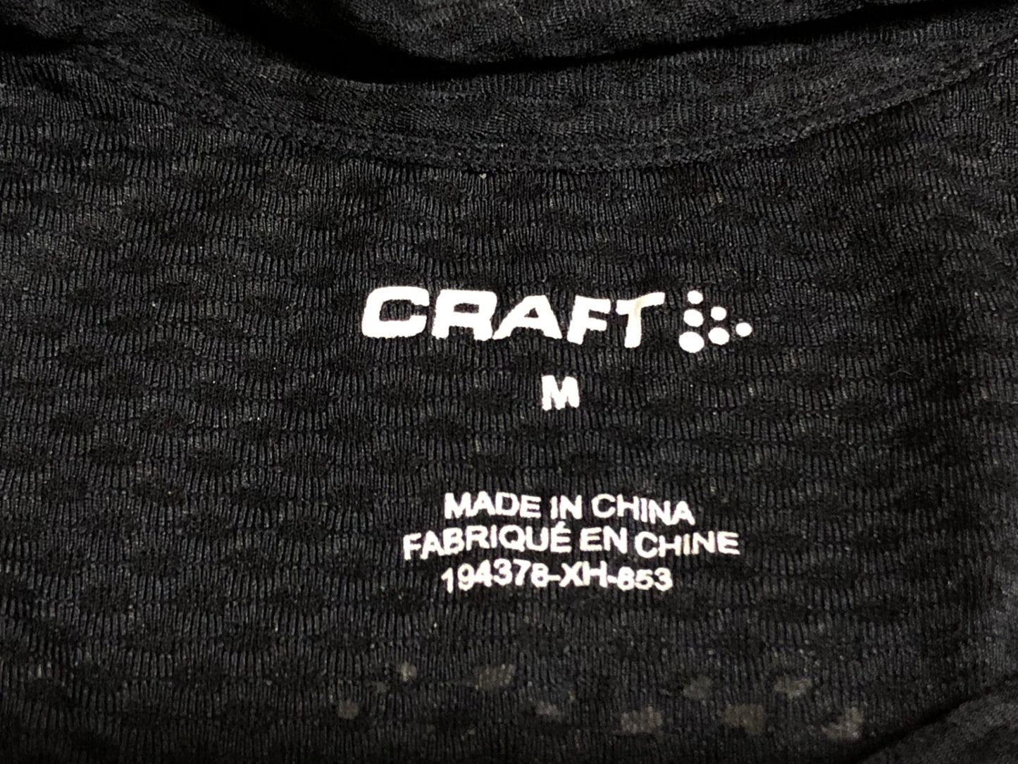 IM001 クラフト CRAFT ノースリーブベースレイヤー 黒 M