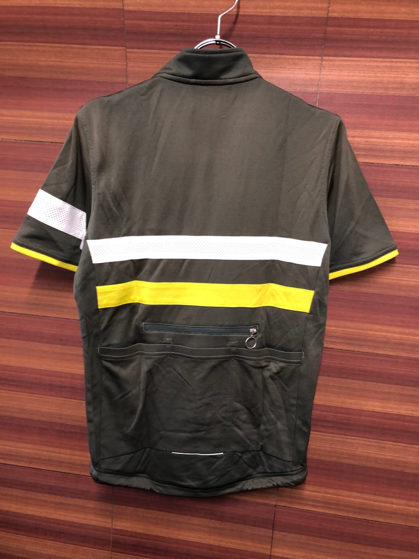 IO881 ラファ Rapha BREVET JERSEY 半袖 サイクルジャージ オリーブ S
