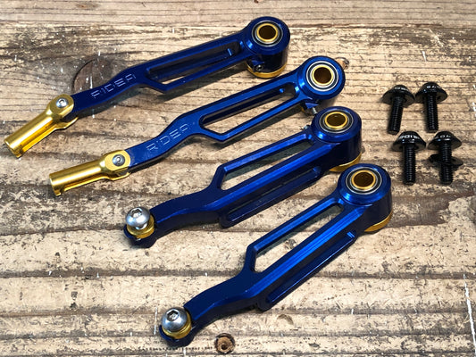 IP588 リデア RIDEA V-Brake CNC Vブレーキ C-C100mm 青 前後セット 本体のみ
