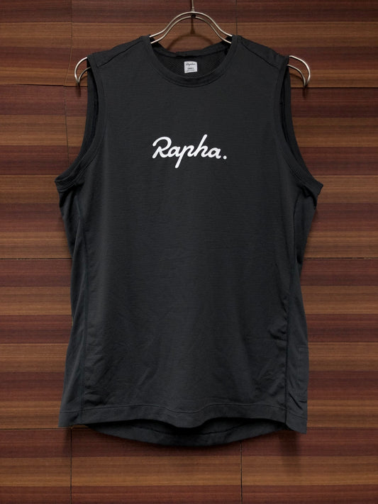 IP535 ラファ RAPHA インドア トレーニング Tシャツ INDOOR TRAINING T-SHIRT ノースリーブ S グレー