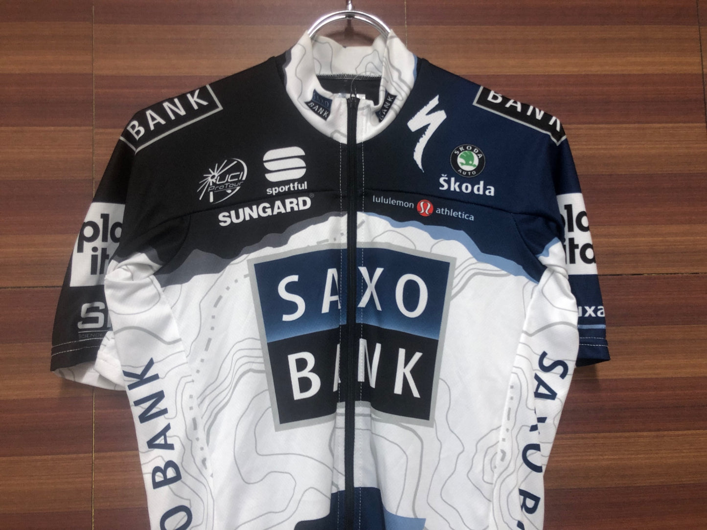 ID301 スポーツフル sportful 半袖 サイクルジャージ SAXO BANK Mサイズ