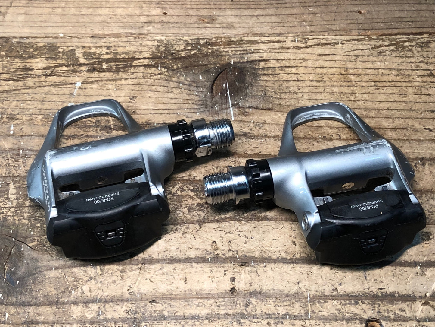 IW625 シマノ SHIMANO アルテグラ ULTEGRA PD-6700 ビンディングペダル SPD-SL シルバー