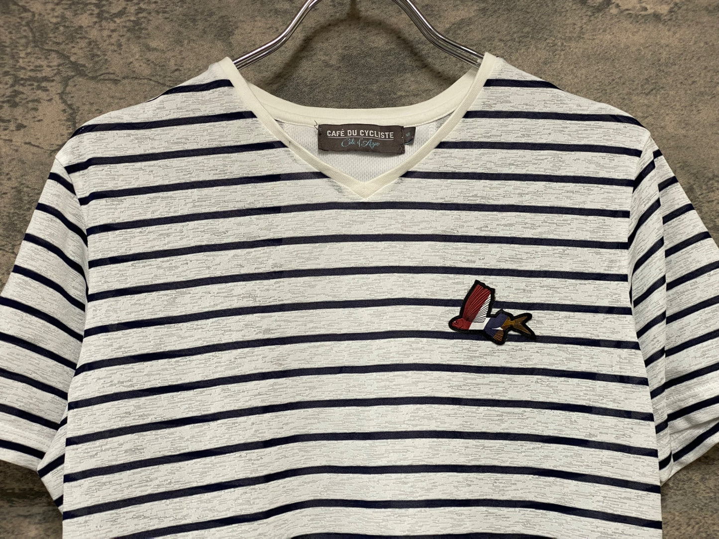 IZ941 カフェドシクリステ Cafe du Cycliste PAULINE MEN サイクルジャージ 半袖 S 白