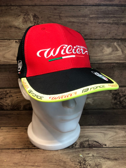 IJ964 WILIER SELLE ITALIA PODIUM CAP キャップ 赤 ワンサイズ