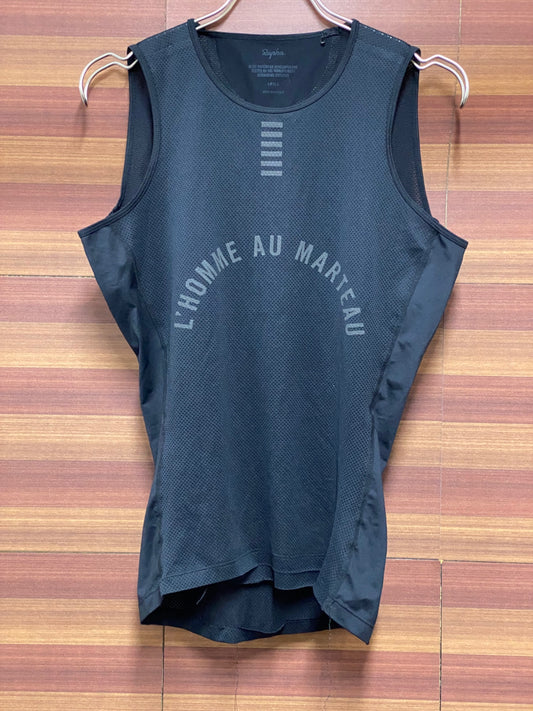 IU959 ラファ Rapha PRO TEAM LAYER SLEEVELESS ノースリーブ べースレイヤー 黒 S ※ほつれ