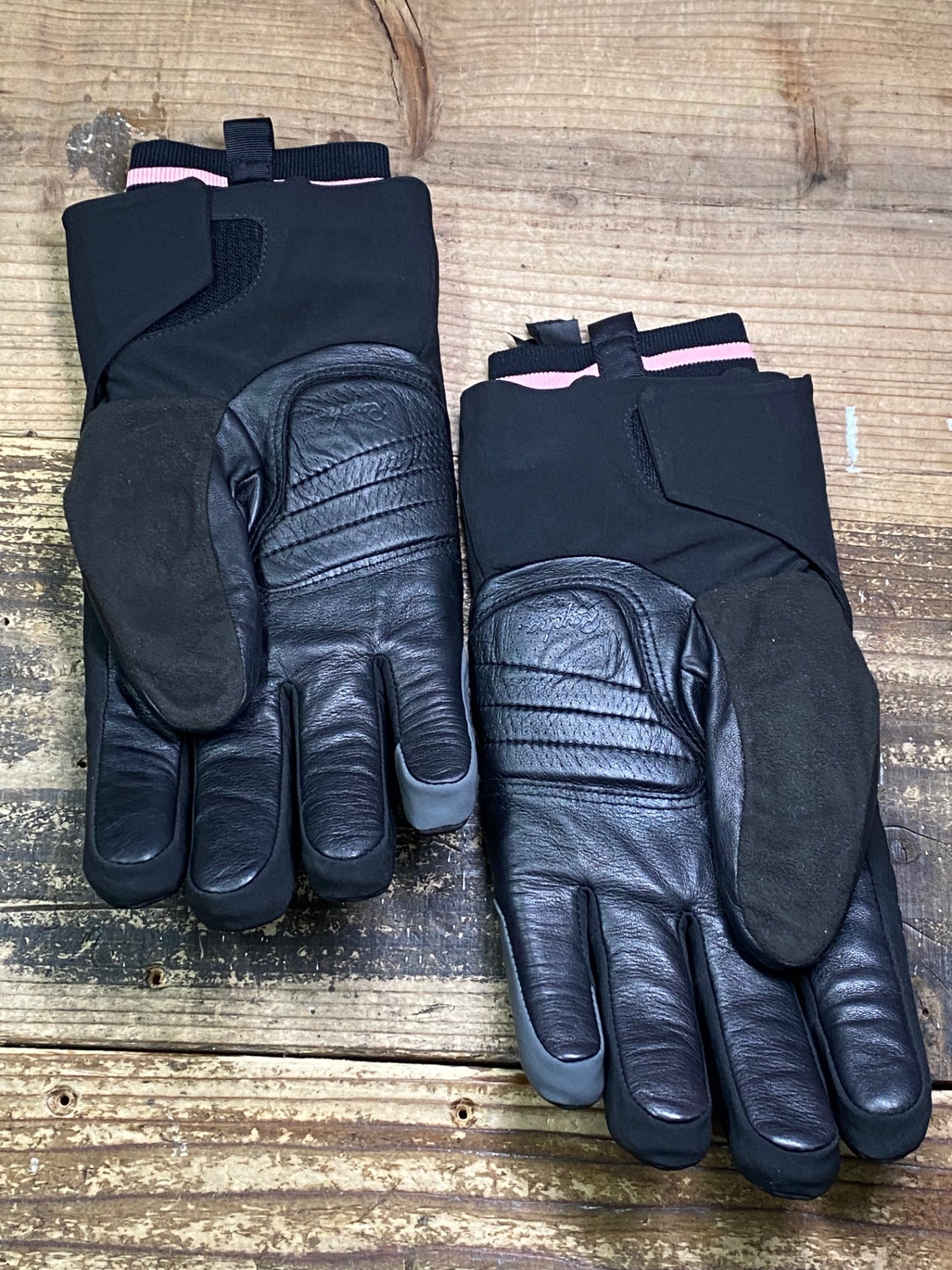 JC621 ラファ Rapha DEEP WINTER GLOVES 裏起毛 長指 サイクルグローブ 黒 M