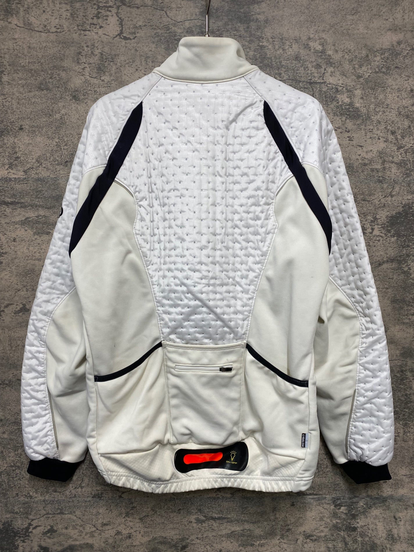 JA535 パールイズミ PEARL iZUMi 長袖 サイクルジャケット 白 L 裏起毛
