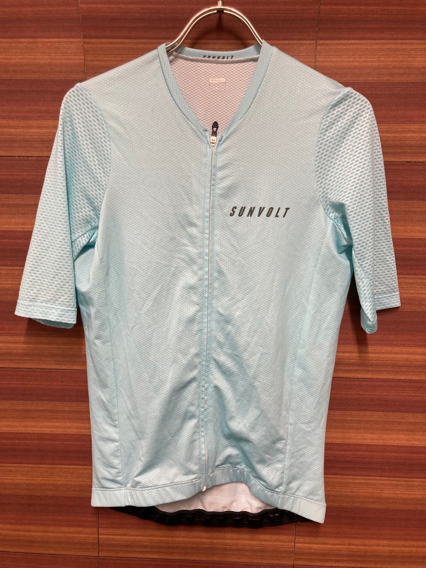 IW226 サンボルト SUNVOLT 半袖 サイクルジャージ 水色 L