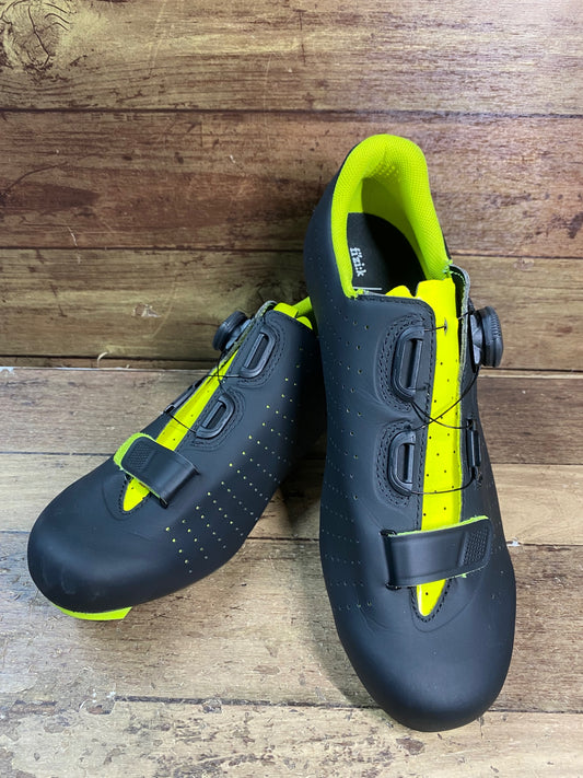 IE655 フィジーク fizik TEMPO R5 OVERCURVE SHOES ビンディングシューズ 黒黄 EU42 SPD－SL