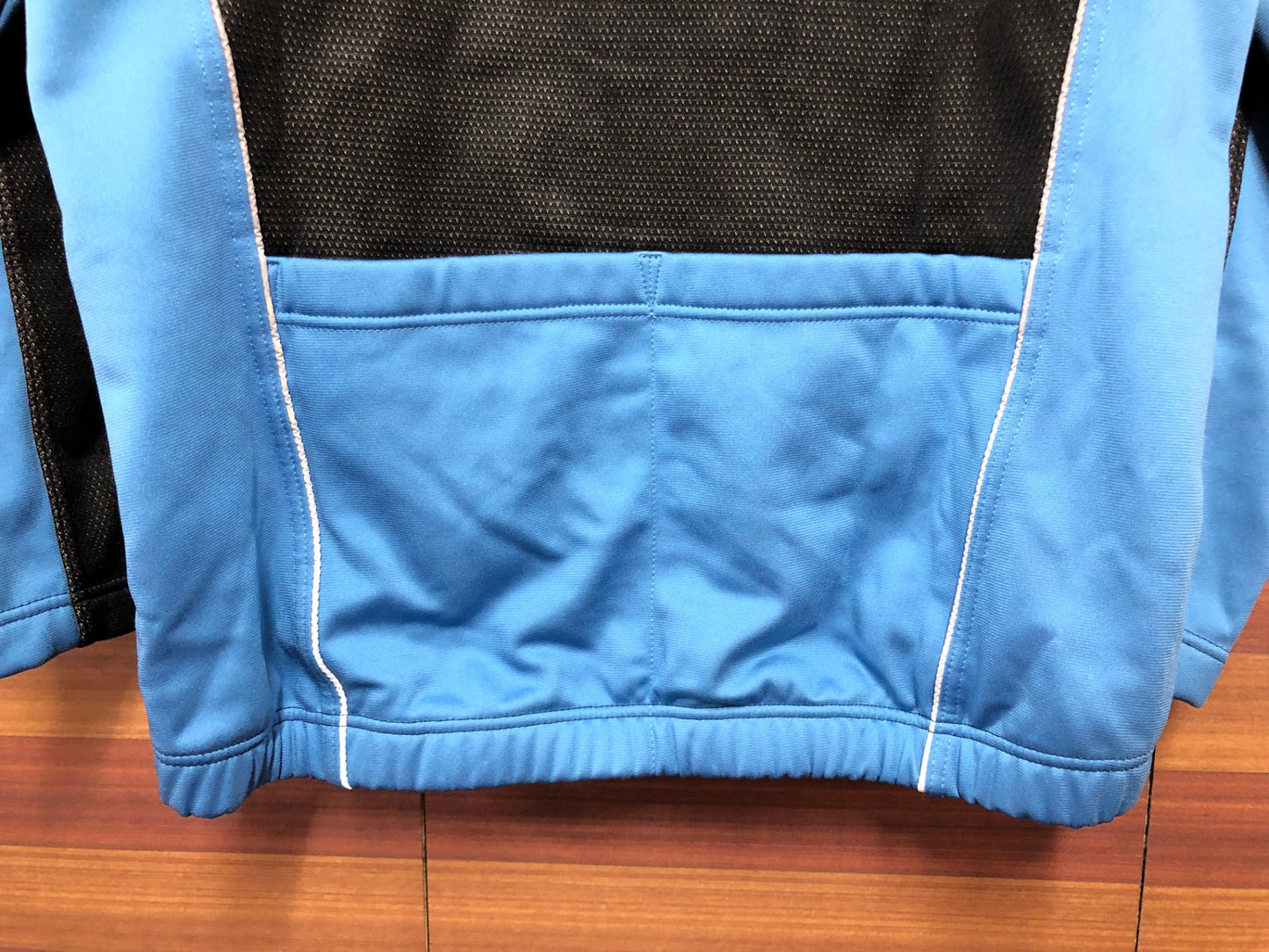 IL904 パールイズミ PEARL iZUMi 長袖 サイクルジャケット 黒 水色 S 裏起毛