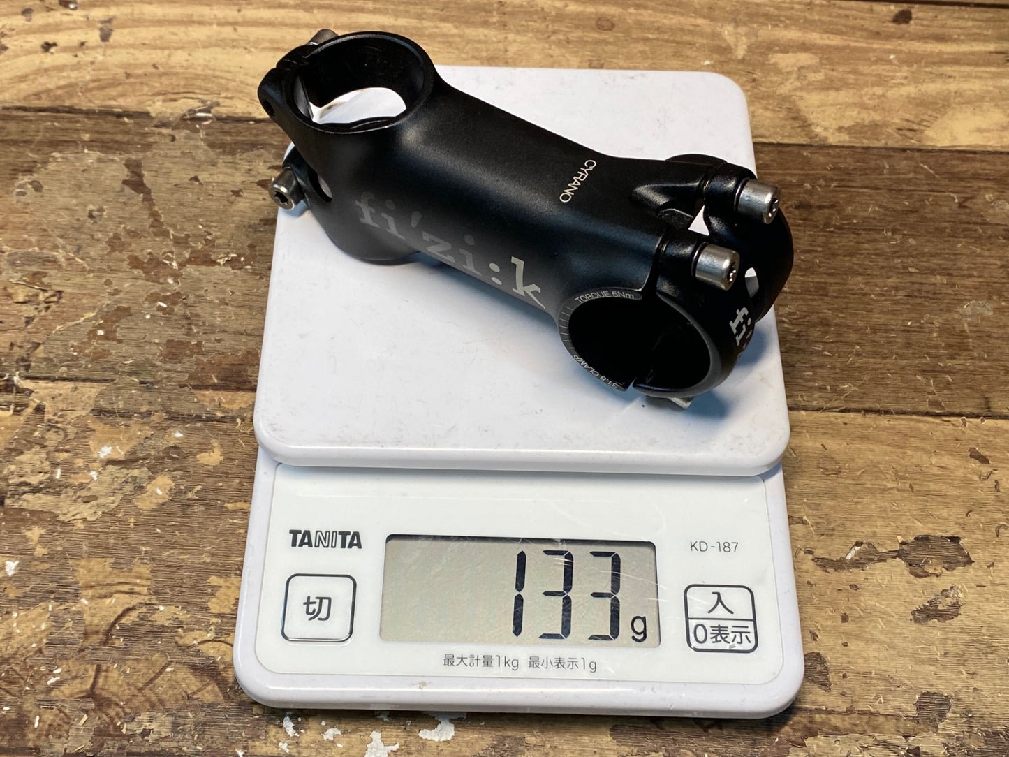 IK758 フィジーク fizik CYRANO アルミ ステム OS Φ31.8 80mm 7°