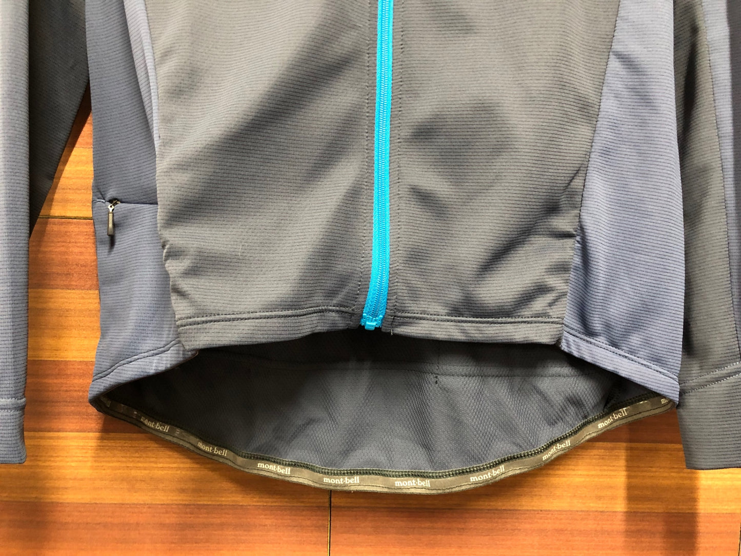 IQ439 モンベル mont-bell 長袖 サイクルジャージ ネイビー XL