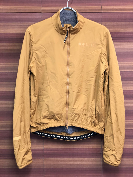 IS802 ユニバーサルカラーズ Universal Colours Mono Insulated Jacket 長袖 サイクルジャケット Golden Beige S 裏起毛