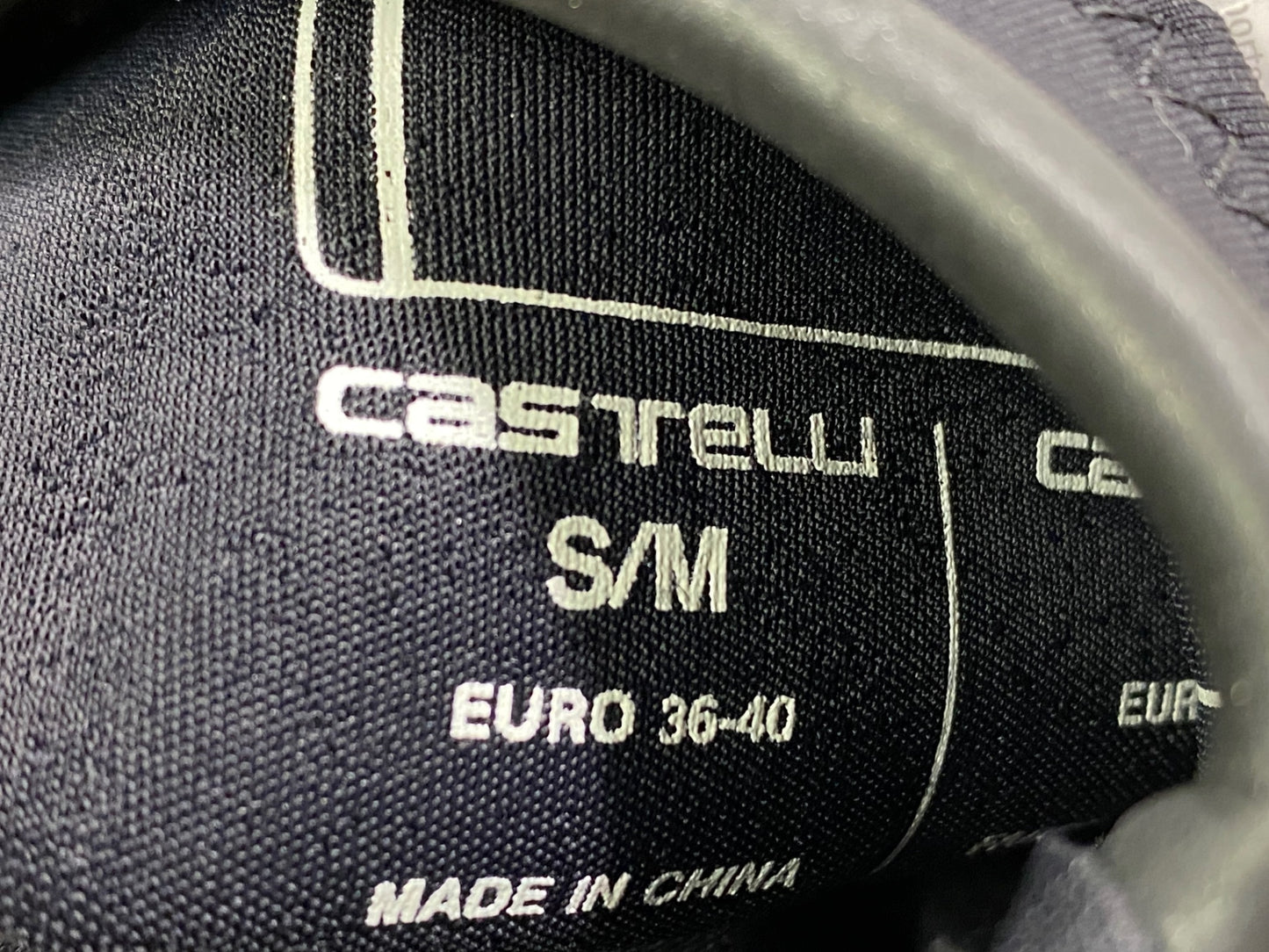 IV959 カステリ CASTELLI DILUVIO シューズカバー 黒 S/M